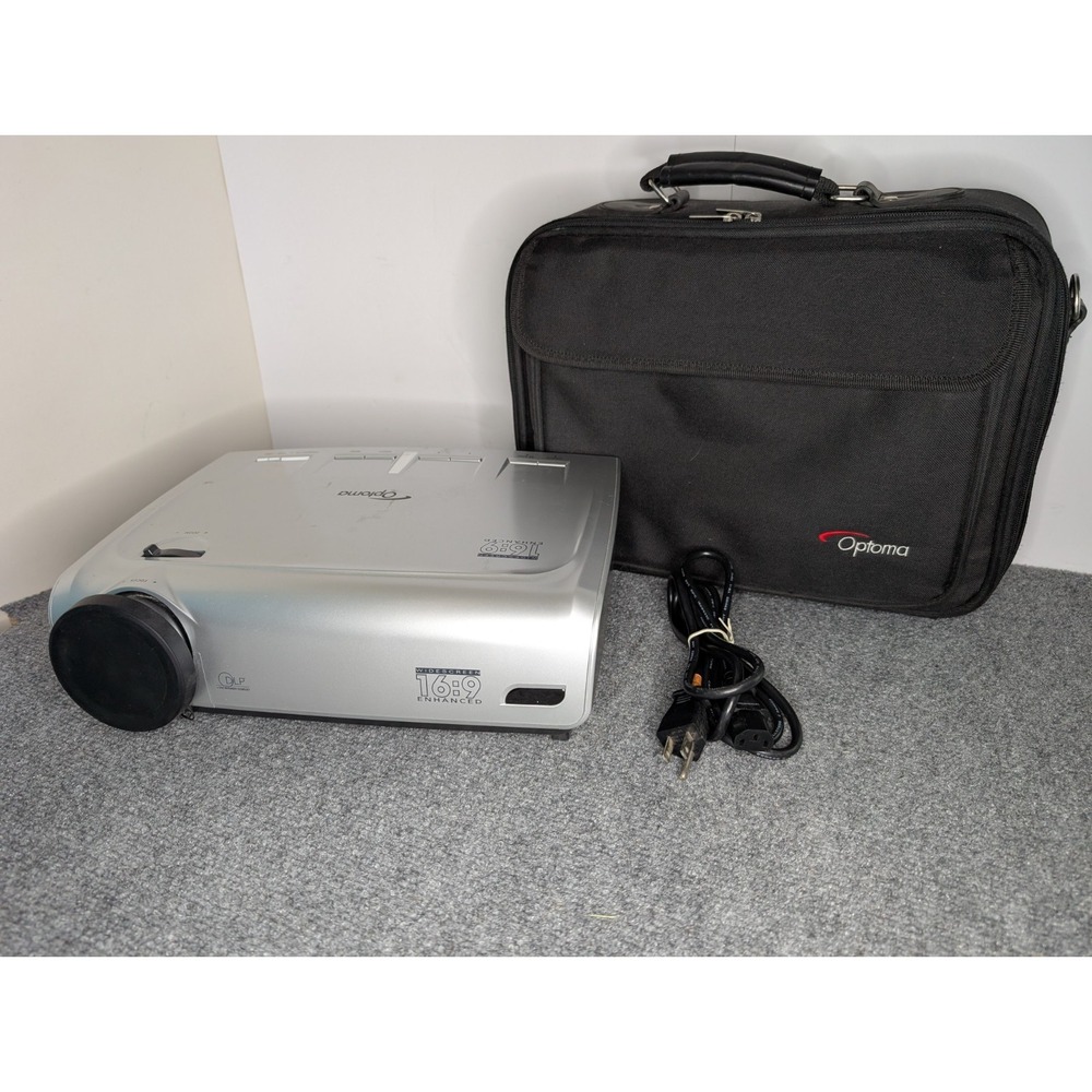 Optoma Projector EP1690 Widescreen 16:9 Enhanced‎ DLP With Case TESTED/ WORKS